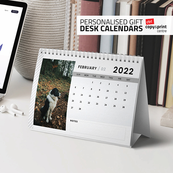 Personalized Desk Calendar 2022