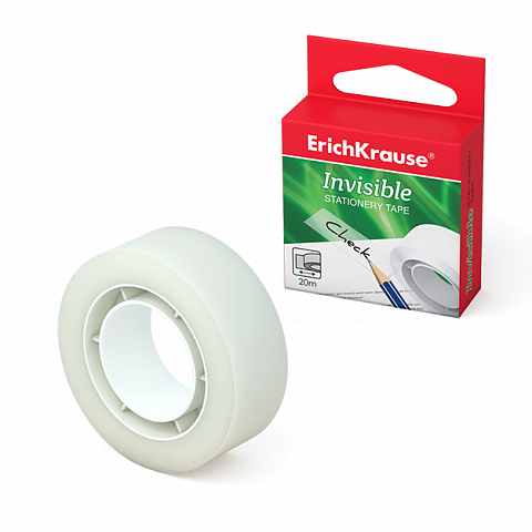 ERICHKRAUSE STATIONERY TAPE INVISIBLE 18×20 40199